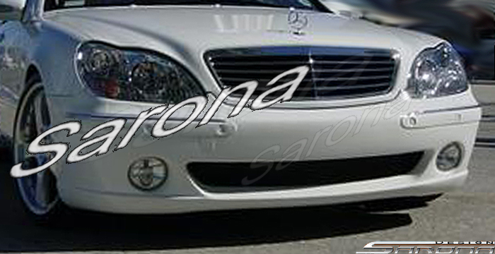 Custom Mercedes S Class  Sedan Front Bumper (2003 - 2006) - $590.00 (Part #MB-098-FB)